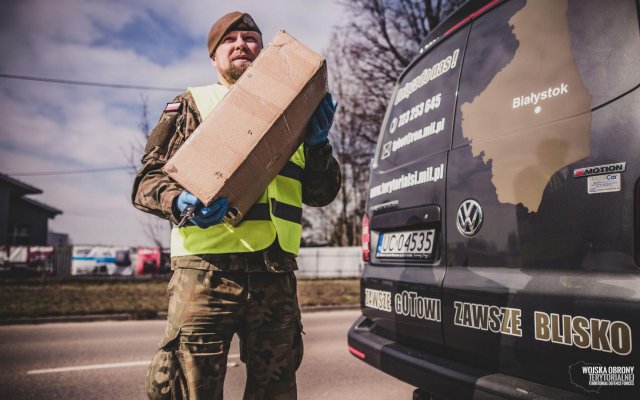 Zaangażowanie dolnośląskich terytorialsów w pomoc na terenie województwa