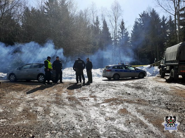 policja na granicy