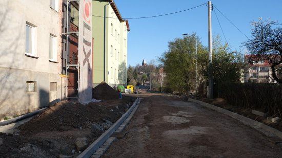 remont ulicy Długosza w Wałbrzychu