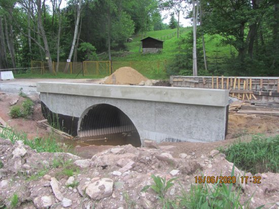 Przebudowa mostu w Sierpnicy