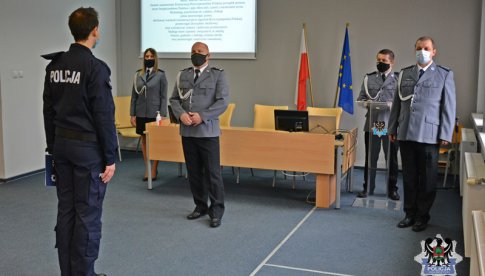 Jeden nowy policjant w szeregach Komendy Miejskiej Policji w Wałbrzychu