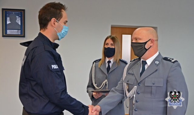 Jeden nowy policjant w szeregach Komendy Miejskiej Policji w Wałbrzychu