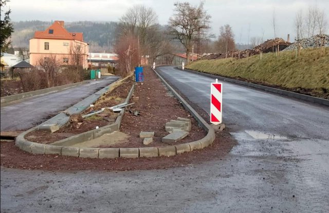 Modernizacja ulic Dworcowej i Sportowej w Mieroszowie dobiega końca