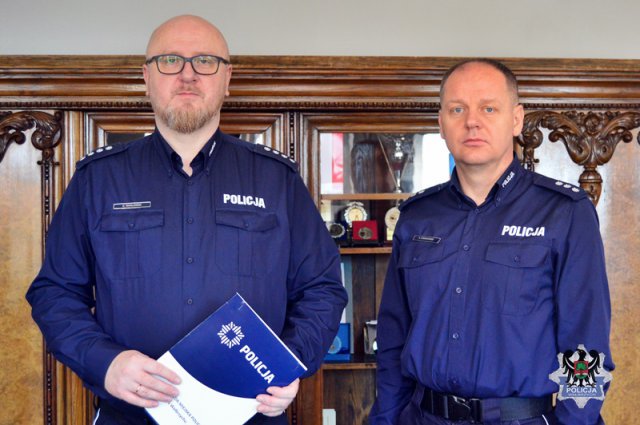 Zmiany na stanowiskach kierowniczych w Komisariacie Policji w Boguszowie-Gorcach