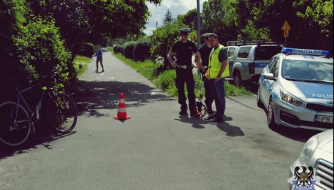 8-latek sprawcą zderzenia dwóch rowerzystów na ul. Świdnickiej w Wałbrzychu