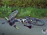 Wypadek z udziałem dwóch rowerzystek na Podzamczu