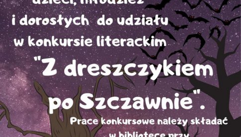 Konkurs literacki Z dreszczykiem po Szczawnie