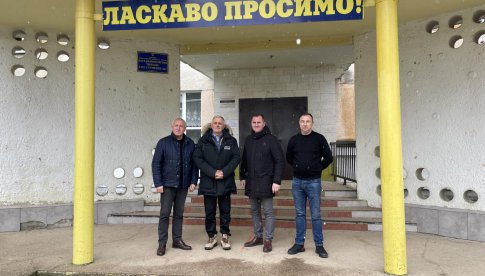 Władze Wałbrzycha z wizytą pomocową na Ukrainie [Foto]