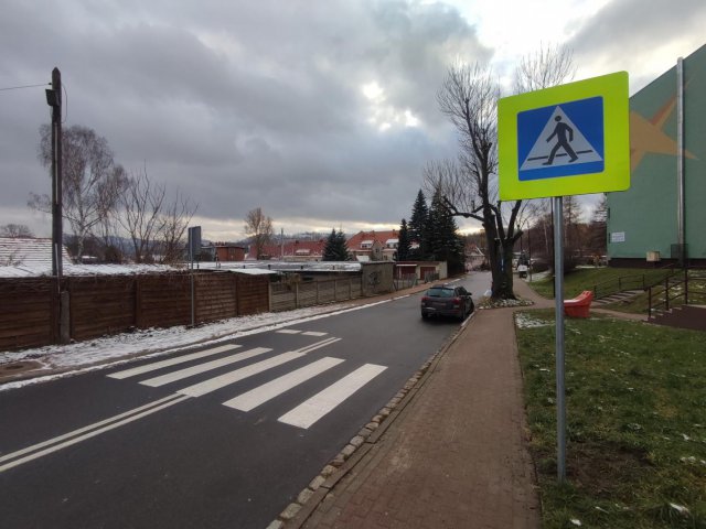 Poprawa bezpieczeństwa na przejściach dla pieszych w Boguszowie-Gorcach