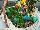 Prezentacja Tradycyjnych Stołów Wielkanocnych, Palm i Pisanek w Galerii Victoria. Najpiękniejszą palmy stworzyły gospodynie z powiatu wałbrzyskiego! [Foto]