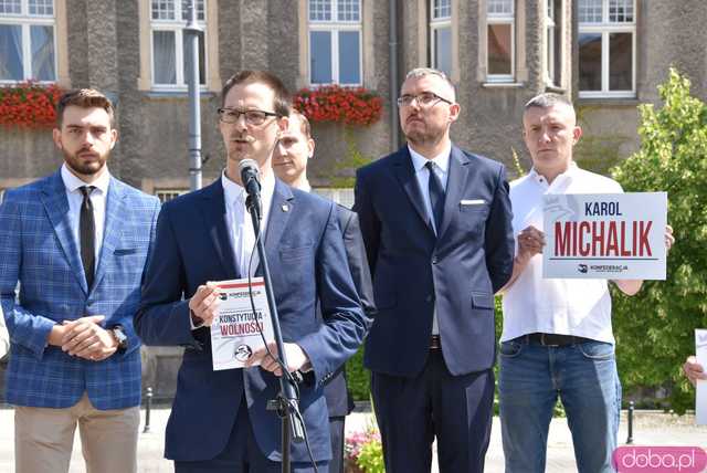 [WIDEO, FOTO] Konfederacja przedstawiła kandydatów do wyborów parlamentarnych