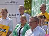 [WIDEO, FOTO] KKW Trzecia Droga PSL - PL2050 przedstawił kandydatów do Sejmu i Senatu w tegorocznych wyborach parlamentarnych