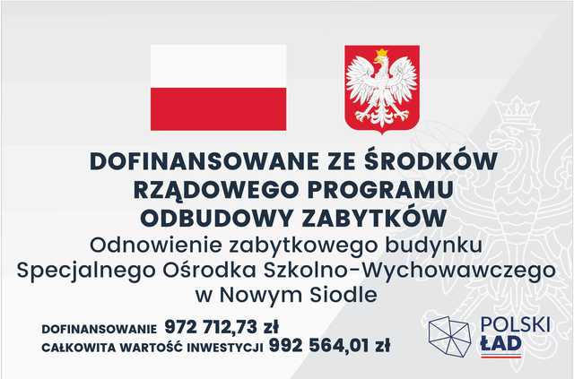 [FOTO] Zakończono przebudowę budynków ośrodka wychowawczego w Nowym Siodle i ZS w Szczawnie-Zdroju 