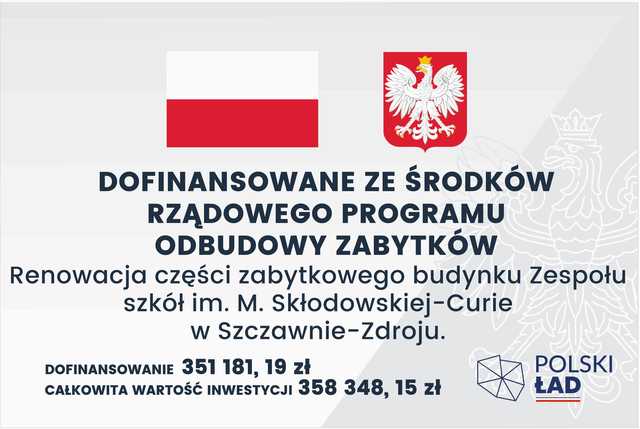 [FOTO] Zakończono przebudowę budynków ośrodka wychowawczego w Nowym Siodle i ZS w Szczawnie-Zdroju 