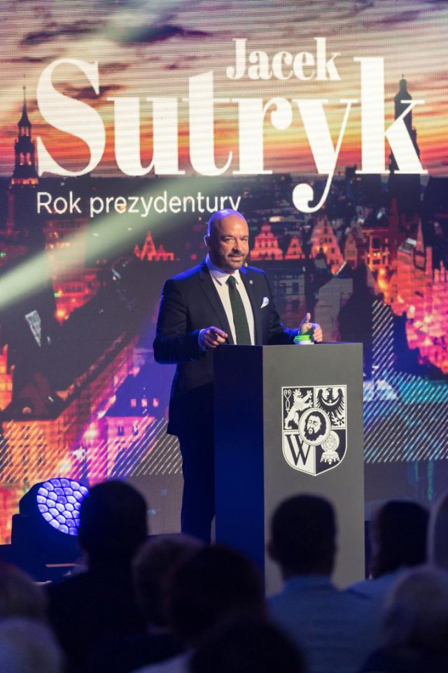 Jacek Sutryk podsumował pierwszy rok prezydentury