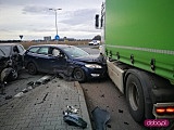 Wypadek trzech pojazdów w Nowej Wsi Wrocławskiej 