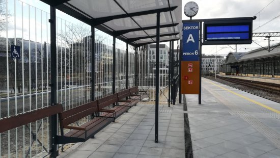 Dodatkowy nowy peron 6 na Wrocławiu Głównym