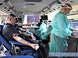 Policjanci z Wrocławia oddali ponad 11 litrów krwi dla osób potrzebujących