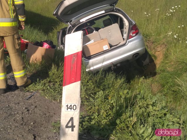 Wypadek trzech pojazdów na A4 