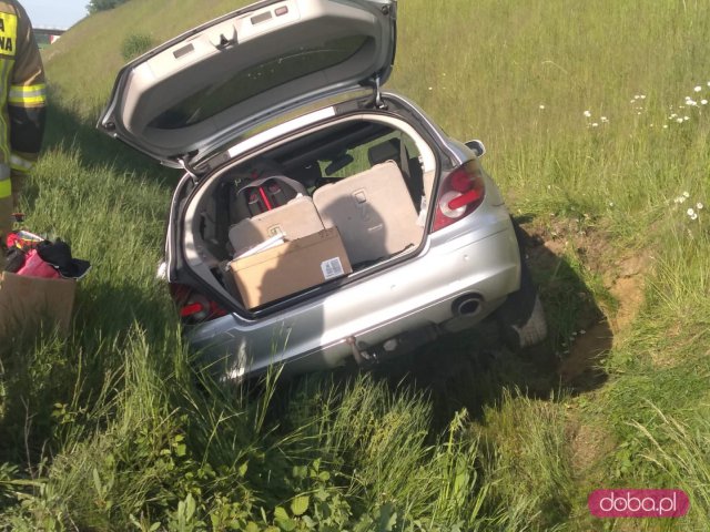 Wypadek trzech pojazdów na A4 