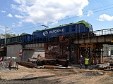 Wrocław Szczepin - nowy przystanek umacnia się obok pociągów