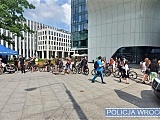 Wrocławscy policjanci przeprowadzili akcję znakowania rowerów
