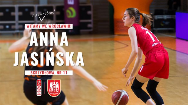 Anna Jasińska z nowym kontraktem w Ślęzie Wrocław