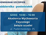 SZCZEPCIObus odwiedza kolejne uczelnie - harmonogram 