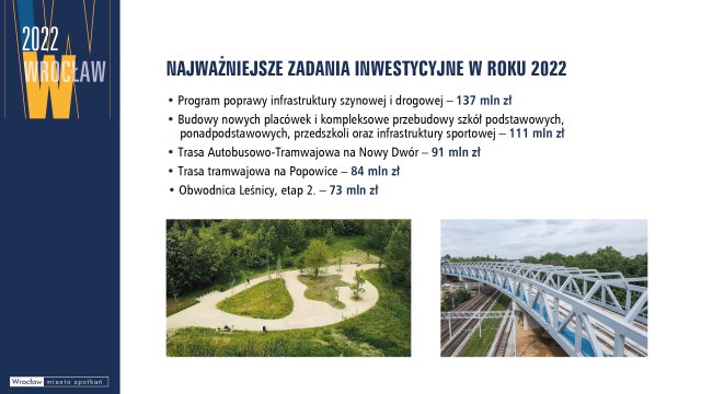 Wrocław przyjął budżet na 2022 rok