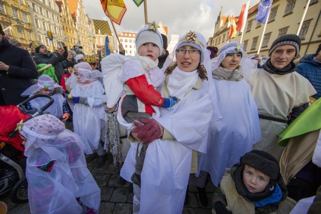 Orszak Trzech Króli przeszedł ulicami Wrocławia