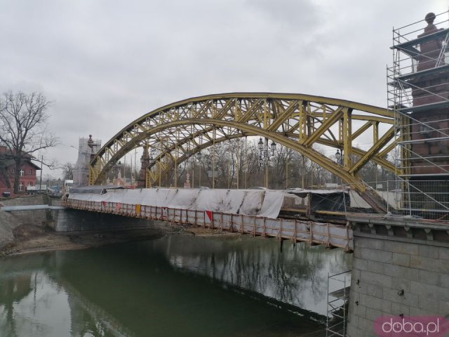 [FOTO] Postęp prac remontowych na Moście Zwierzynieckim