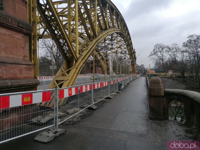 [FOTO] Postęp prac remontowych na Moście Zwierzynieckim