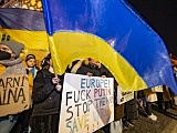 [FOTO] Wrocławianie manifestowali solidarność z Ukrainą