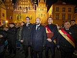 [FOTO] Wrocławianie manifestowali solidarność z Ukrainą