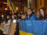 [FOTO] Wrocławianie manifestowali solidarność z Ukrainą