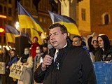[FOTO] Wrocławianie manifestowali solidarność z Ukrainą