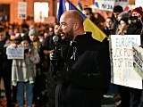 [FOTO] Wrocławianie manifestowali solidarność z Ukrainą