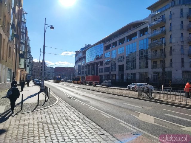 [FOTO] Postępują prace remontowe na skrzyżowaniu Jedności Narodowej i Słowiańskiej