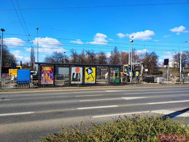 [FOTO] Postępują prace remontowe na skrzyżowaniu Jedności Narodowej i Słowiańskiej
