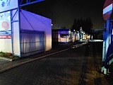 [FOTO] Pożar pawilonów handlowych na ul. Kamieńskiego