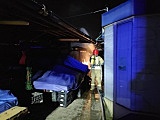 [FOTO] Pożar pawilonów handlowych na ul. Kamieńskiego