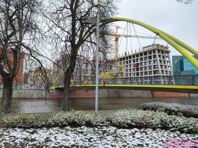 [FOTO] Wiosenny śnieg we Wrocławiu