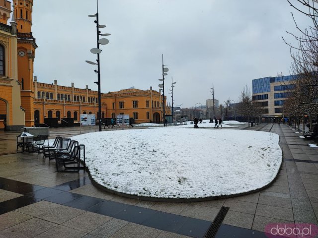 [FOTO] Wiosenny śnieg we Wrocławiu