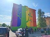 [FOTO] Tęczowy mural został odmalowany