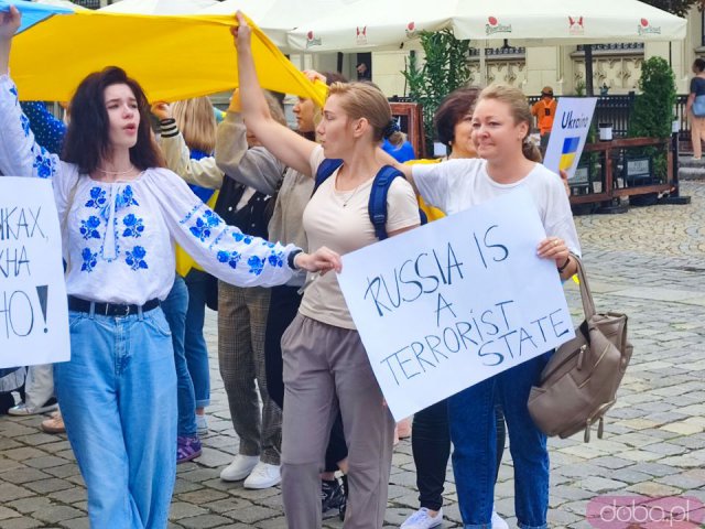 Obchody Święta Niepodległości Ukrainy na wrocławskim rynku [Foto]