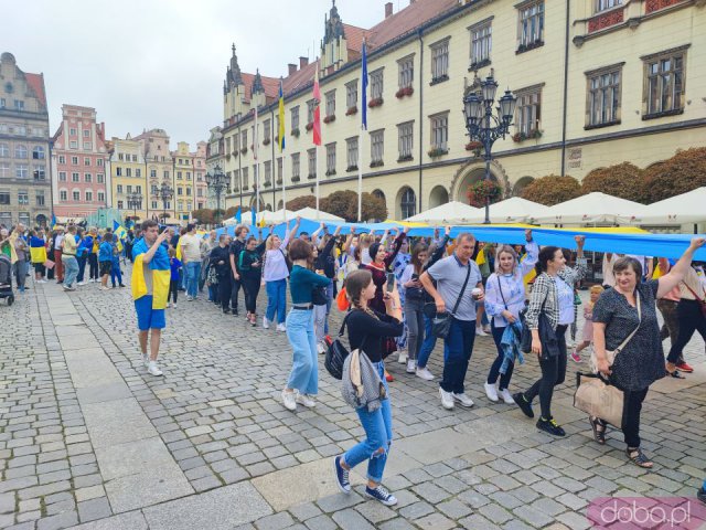 Obchody Święta Niepodległości Ukrainy na wrocławskim rynku [Foto]