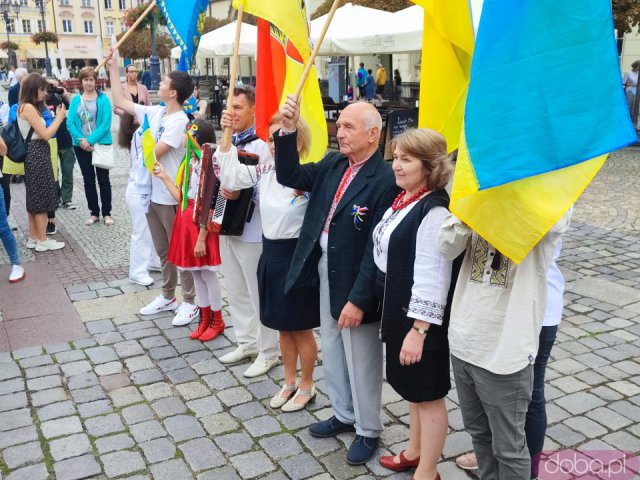 Obchody Święta Niepodległości Ukrainy na wrocławskim rynku [Foto]