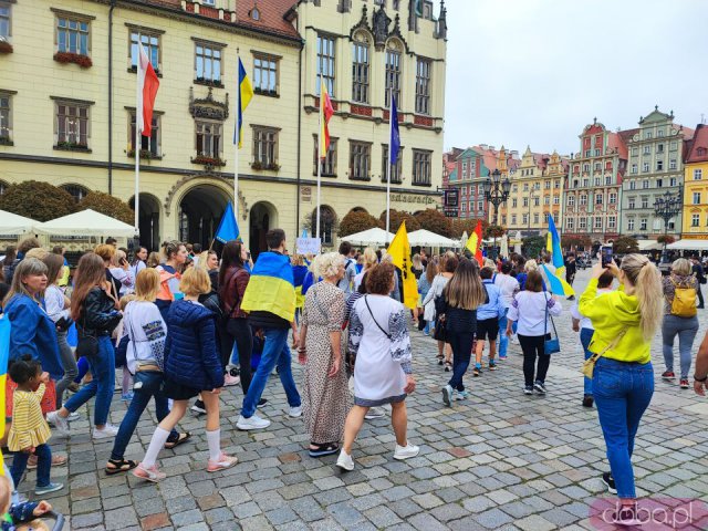 Obchody Święta Niepodległości Ukrainy na wrocławskim rynku [Foto]
