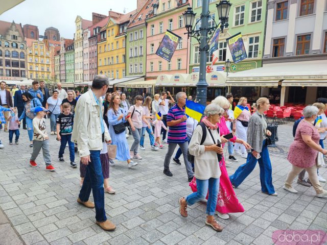 Obchody Święta Niepodległości Ukrainy na wrocławskim rynku [Foto]
