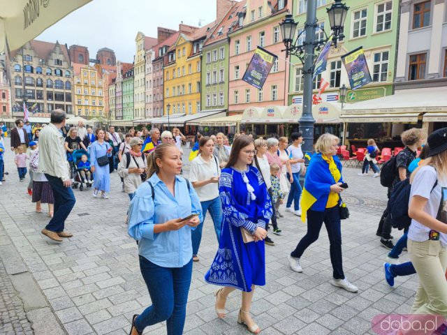 Obchody Święta Niepodległości Ukrainy na wrocławskim rynku [Foto]
